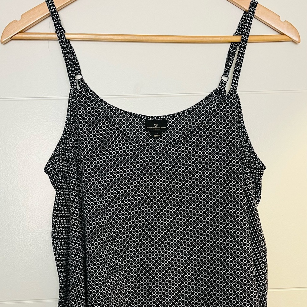 Geometric Patterned Swing Blouse